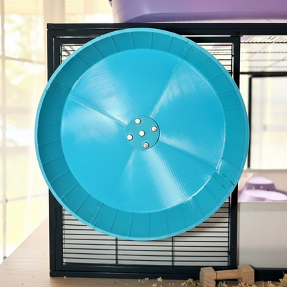 16 Inch Silent Rat Wheel - Cage Mounted in a beautiful setting