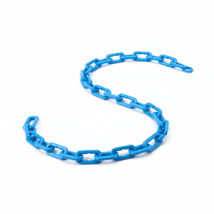 1.5 meter plastic chain with multiple connected links for hanging cage accessories